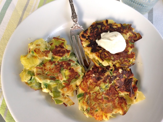 Leek Potato Herb Pancakes Cook With What You Have